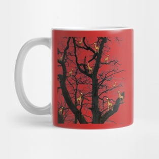 giraffes on the tree Mug